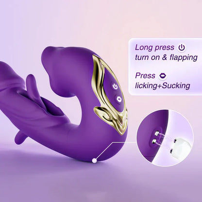 💥New on sale 2025 💞 7 Thrilling Tapping & Vibrating Modes 5 Unique Mouth Biting Vibrating Modes  😍