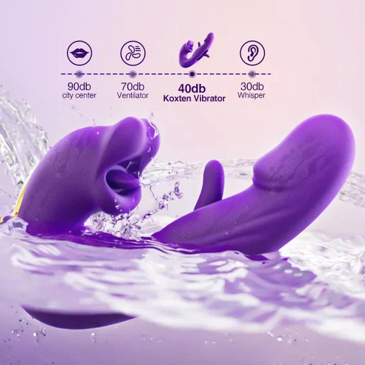 💥New on sale 2025 💞 7 Thrilling Tapping & Vibrating Modes 5 Unique Mouth Biting Vibrating Modes  😍