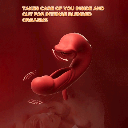 💥New on sale 2025 💞 7 Thrilling Tapping & Vibrating Modes 5 Unique Mouth Biting Vibrating Modes  😍